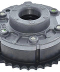 Heavy Duty Variable Timing Sprocket Built Damn Tough With Corrosion Resistant Housing And Reinforced Mounting Brackets, top view of sprocket.