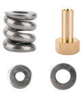 Slick Spring Barrel Nut Assembly For Pool And Spa Filter Housing Clamp Kit Featuring Heavy Duty Brass Fasteners and Leak Proof Gaskets. Includes brass barrel nut, spring, and metal washers.