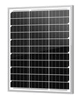 20W 12V Monocrystalline Solar Panel For Off-Grid RV Boat Camper Trailer And Gate Opener, Easy Install PV Module