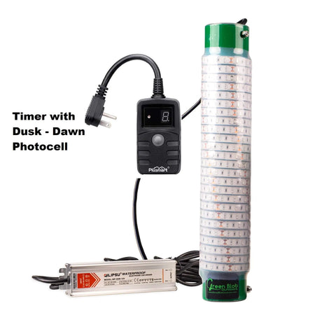 White Underwater Fishing Light 15000 Lumens With Timer And 30ft Cord Submersible LED Lure for attracting fish near docks and piers