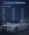 Rear Trunk Lift Supports For BMW 3 Series Set Of 2 Direct Fit Easy Install 323i 325i 325xi 328i Model List 2006-2011