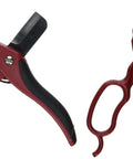 Premium Drip Irrigation Tubing Cutter And Hole Punch Tool Kit Two Pack with comfy grips and sharp blades for garden use.