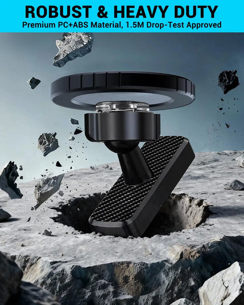 Heavy Duty Golf Cart Phone Mount With 360 Degree Rotation For Swing Analysis And Solid Shot Recording, premium PC+ABS material