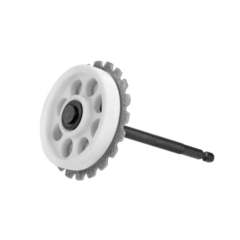 Badass Internal Pipe Cutter with 3 1/8 Inch Diamond Blade and 2 Guide Wheels for Cutting 4 to 6 Inch PVC Plastic and Concrete from Inside with Measured Depth Control for Pro Plumbing Jobs