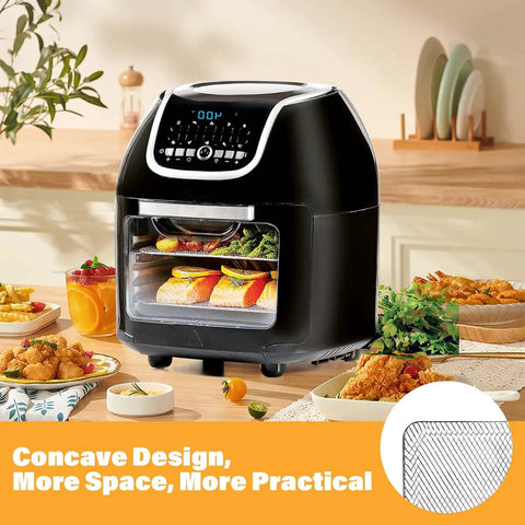 Kick Up Your Kitchen Game With These Premium Air Fryer Shelves For PowerXL Vortex 10Qt, 3 Pack Stainless Steel Mesh Crisper Racks, Dishwasher Safe, No Sweat Cleanup For Crispy Perfection Daily.