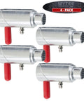 4 pack of 3/4 Inch Cam Lock Wrecker Pin Set, Heavy Duty Zinc Plated Tow Truck Spring Loaded Twist Lock Plunger.