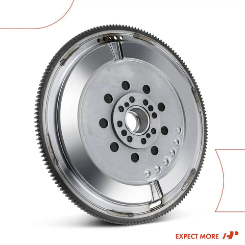 Premium Dual Mass Flywheel Replacement For Ford Mustang 2011 2012 2013 2014 V6 3.7L Engine showing sleek design and precision machined finish.