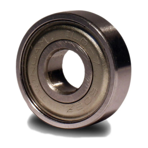 Close-up of ILQ 7 bearing from Booster 80mm 82A Inline Skate Wheel Pack With ILQ 7 Bearings 8 Pack High Performance Urethane For Long Lasting Boost