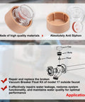 Diagrams and components of the No Brainer Do It Yourself Quick Connect Float Adapter Repair Kit For Plumbing Maintenance 17VB Replacement For Leaky Sinks And Faucets Durable Steel Build With Erosion Resistant Coating For Coastal Humid Environments.