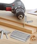 100 Pieces 3mm By 30mm Dowel Pins Beefy Bearing Steel Cylindrical Shelf Support Pins With Plus Minus 0.02mm Tolerance Pro Grade Heavy Duty