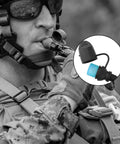 Man using Go-To Hydration Bladder 1.5L 2L 3L with TPU leakproof water reservoir, detail of drinking tube and valve.