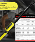 Quarter Inch Drive Torque Wrench Set Pro Grade With 14 Piece Kit Must Have For Gearheads Torque Range 20 To 200 In Lb And 2.26 To 22.6 N m High Precision Dual Direction Adjustable Wrench Calibrated For Road And Mountain Bike Maintenance.