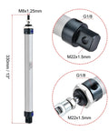 Heavy Duty Pneumatic Air Cylinder MAL 20x200 20mm Bore 200mm Stroke Double Acting With Y Connector, fittings detail