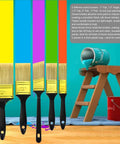 Do It All 30 Piece Paint Brush Set With Multi Size Flat And Angled Brushes For Home And Furniture Fences And Trim Great Value Pack