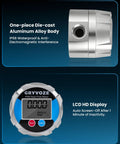 Digital Gear Flow Meter One Quarter Inch NPT For Low Flow High Viscosity Liquids With Plus Or Minus 0.5 Percent Accuracy