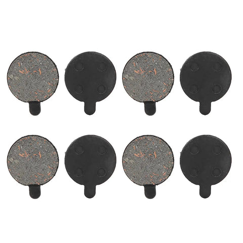 Copper Semi Metal Brake Pad Set For Electric Scooters And E Bikes 10 Inch Disc Pads 4 Pairs High Performance Replacement For Mopeds