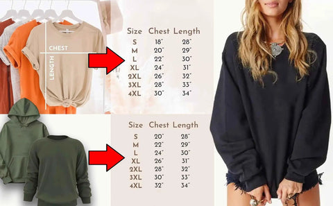 Size chart and model wearing black Embroidered Pharmacist Quarter Zip Sweatshirt With Rx Symbol Custom Pullover