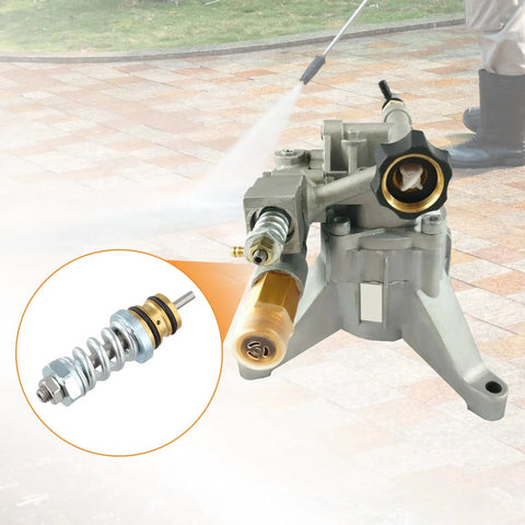 Pressure Washer Unloader Valve Assembly Replacement Kit For 16030 190627GS 190594GS 190593GS Pumps with inset detail