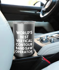 Top Notch Stainless Steel Insulated Tumbler With Dual Wall Keeps Drinks Hot Or Cold Leak Proof Lid BPA Free in car cup holder