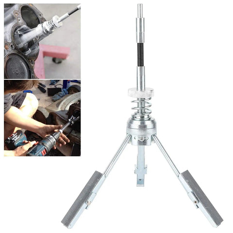 Heavy Duty Three Jaw Cylinder Honing Tool with Flexible Shaft for Car Engines, Carbon Removal and Bore Deburring