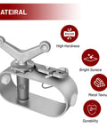 Metal component of Cover Cable And Winch Kit For Round Oval And Rectangular Above Ground Pools 100 Ft Wire with Heavy Duty Ratchet System