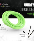 Air-Liner Road Insert For Tubeless-Ready Road Bike Tires Run-Flat Protection With Bead Lock Support Includes Multiway Valves
