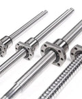 Precision Machined C5 RM3205 DFU3205 Roller Ballscrew 850mm Long with double ball nut for CNC applications.