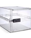 Premium Lock Box With Three-Digit Combination For Food, Meds And Home Safety, built tough with shatter-resistant polycarbonate, medium size.