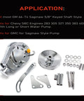 Dude This Sweet Xiloong Chrome Saginaw Power Steering Pump Is The Perfect Fit For Your Classic Gm Chevy Sbc Bbc Or Gmc Big Block 350 With Long Or Short Water Pump And It Works Like A Charm On Almost Any 1966 To 1974 Era Engine Setup Guaranteed.. Chrome Saginaw pump kit with pulley, brackets, bolts, and washers