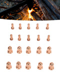 20Pcs Plasma Electrode And Nozzle Kit For PT80 IPT-80 PTM-80 Plasma Cutters with brass components shown