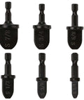 Copper Tube Expander Set for HVAC Repair, Handy Manual Swaging Drill Bit Kit, Pro Grade Soft Copper Tube Expander Bits, 1/4 to 7/8 Inch