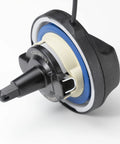 Close-up of fuel cap tether for BMW and Mini Cooper vehicles, compatible with 16117222391 10844 31848, showing easy install strap.