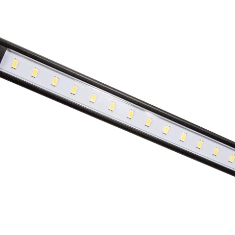 Close-up of Motion Activated LED Magnetic Shelving Light Kit For Garages And Workshops, showing LED strip with diodes