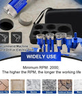 Tile Diamond Drill Bits Kit For Porcelain And Ceramic Tile 16 Piece Hole Saw Set with case and core bits for stone drilling