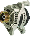 Direct Fit Alternator For Jeep Grand Cherokee 2005 2006 V6 3.7L V8 4.7L Replacement With OE Style, side view, metal construction