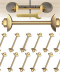 Heavy Duty Countertop Joiner Connectors Kit 10 Pcs M8x100mm Drawbolt Bolts with wrench for secure panel assembly