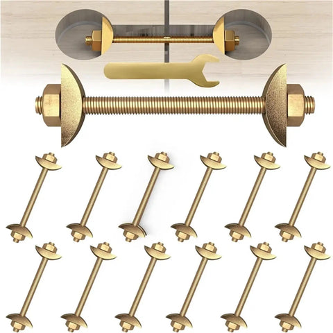 Heavy Duty Countertop Joiner Connectors Kit 10 Pcs M8x100mm Drawbolt Bolts with wrench for secure panel assembly