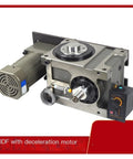 Flange Type 80DF Cam Indexer With 200W Geared Motor And Hollow Rotary Platform view showing motor and control unit