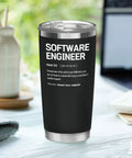 Engineer Definition Coffee Tumbler 20 Oz Vacuum Insulated Stainless Steel With Removable Lid And Straw Perfect Gift For Software Engineers Graduation Birthday Promotion Coworker Or New Engineers On The Team Durable And Cool