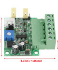 0 To 5V And 0 To 10V Analog Input To PWM Converter With Dual Outputs, 2KHz To 20KHz Range, PNP And NPN 5V And 24V Compatible, circuit board close-up