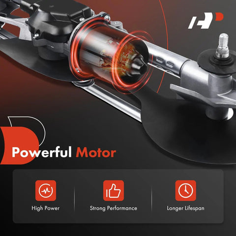 Powerful motor and linkage assembly for Front Windshield Wiper Motor And Linkage Assembly For Chevrolet Equinox And Gmc Terrain 2010 To 2017 Top Shelf Replacement Kit.