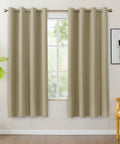 Dope Blackout Curtain Panels For Bedroom And Living Room Taupe 54 x 72 Inches 2 Panels Light Blocking Privacy Room Darkening Drapes