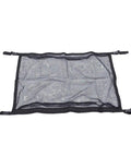 Double Layer Car Ceiling Cargo Net For SUV Truck Van, Roof Storage Organizer, black polyester mesh with attachment points
