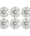 Six Replacement Impellers For Beverage Dispenser Machines Replaces 3587 Fits D15 D25 D35 E29 E49 Grey Finish