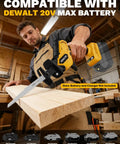 Man using Cordless Reciprocating Saw Tool Only With A Beast Brushless Motor, 0-3500 SPM, 3-Speed Variable, in workshop