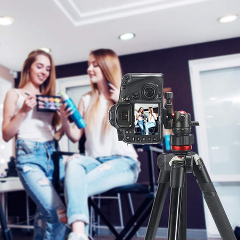 All Purpose Mini Ball Head For Tripods And Monopods 360 Degree Panoramic Rotation with camera setup