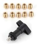 Batwing Fairing Repair Kit With Brass Self Tapping Inserts And T Handle Tool For M10 Thread Replacement On Touring Motorcycles 1996 No Glue Needed For A Secure Front And Side Fairing Mount On Rough Rides, brass inserts and tool