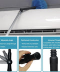 Two Pack Universal Joint Angle Adapter For Telescoping Extension Poles Great For Window Cleaning Gutter Work Light Bulb Changes Painting And Accessing Hard To Reach Spots. 180° adjustable pole adapter