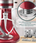Two Pack 304 Stainless Steel Spring And Washer Replacement Kit for 3.5 To 7 Quart Tilt Head And Bowl Lift Mixers, installed view.