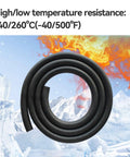 Premium Black Silicone Vacuum Hose Kit With 6 High Density Tubing Sizes From 1/8 In To 3/8 In For Auto Engine Cooling And Intake Systems Made To Survive Heat And Pressure While Delivering Flawless Seals Every Single Time. black silicone hose, high/low temp